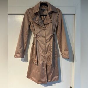 Bebe Taupe Trench Coat